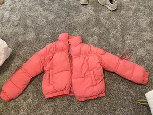 Palmetto Moon pink puffer jacket with bows on sleeve thumbnail 2