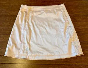 Adidas 2000 Wrap Skirt Light Pink Nude Rhinestone Logo Y2K Classic Preppy Doll thumbnail 1
