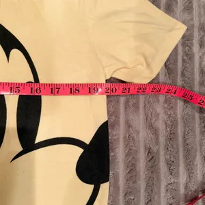 Disney Mickey Mouse Graphic‎ T-Shirt, Pale Yellow, Size Large (LL) thumbnail 6