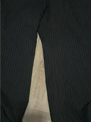 Harve Benard Black Pinstripe Pants thumbnail 2