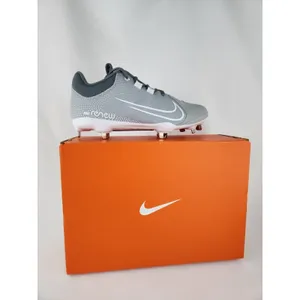 New Nike Hyper diamond‎ 4 Elite React Metal Softball Cleats Gray Womens Size 7 thumbnail 3