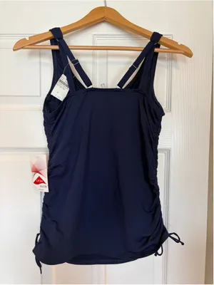 NWT Lands’ End Tankini Swim Top Size 2 XS UPF 50 Resort Beach F16 thumbnail 3