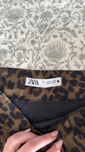 Zara cheetah skirt thumbnail 2