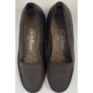 Cobbie Cuddlers Women's Ultra‎ Massage Brown Slip On Loafer Shoes Size 8W thumbnail 6