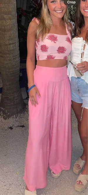 Revolve Pink Set Two-Piece thumbnail 1