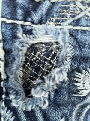 Miss Me Women's Dark Blue sequin Embroidered pockets mid rise Bootcut Jeans 31 thumbnail 11
