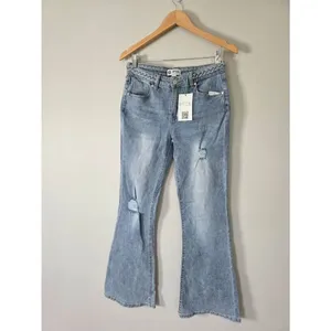 PTCL Flared Blue Jeans Distressed Size 29‎ Stretch Nordstrom NWT thumbnail 6