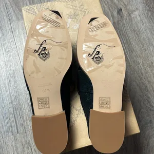Free People “At Ease” Crocodile Print Leather Loafers/Mules Size 5.5 thumbnail 14