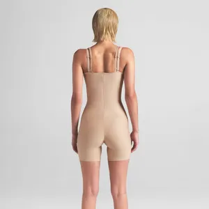 SKIMS BODY High-Waist (B23) Mid-Thigh Shapewear Bodysuit size M CLAY thumbnail 3