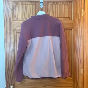 Columbia Size Large Pink Fleece 1/4 Snap Pullover Sweatshirt thumbnail 7