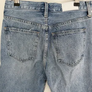 Pistola Denim Blue Jeans Sz 27 Distress Raw Hem Capsule VSCO Girl Straight thumbnail 7