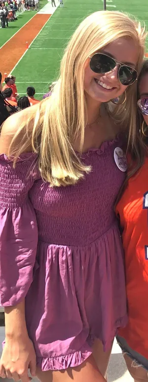 Lavender Smocked Romper thumbnail 1
