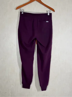Figs Women’s Zamora High-Rise Jogger Scrub Pants Pull On in Purple XSP thumbnail 6