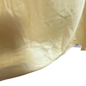 Mac Duggal Yellow Satin Twist Front Cut Out Slip Maxi Formal Gown Size 6 thumbnail 10