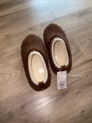 Auden Brown Fuzzy Sherpa-Lined Mules thumbnail 2