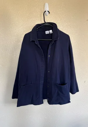 Cherokee Vintage Navy Blue Cardigan thumbnail 2