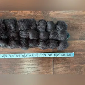 Long soft REAL FUR scarf/ dressy accessory🤎 thumbnail 8