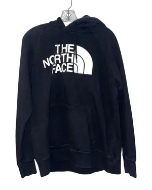 North Face Women Hoodie Pullover Sweatshirt Half Dome SZ L Outdoors Casual thumbnail 1