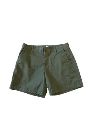 GAP Women's Olive Green Cotton Blend Shorts Size US 4 thumbnail 5
