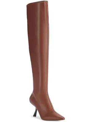 KARL LAGERFELD Paris Womens Shoes women's boots Cognac 7 NIB thumbnail 6