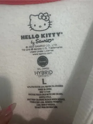 Hello Kitty White Crewneck Sweatshirt size Large thumbnail 4