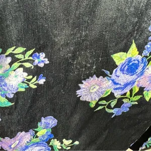 Revolve WeWoreWhat Cottagecore Black Blue Floral Satin Lace Midi Slip‎ Dress thumbnail 4