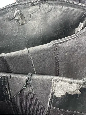 Sam Edelman Penny Riding Boot Black Leather Round Toe Zipper Equestrian thumbnail 8