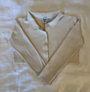 Long Sleeve Crop Top thumbnail 1