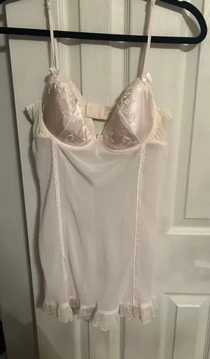 Expressions NYC Vintage Lingerie Slip Dress thumbnail 1