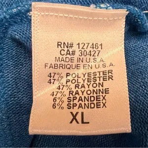 Dream‎ Scene by Wildfox Vacation Forever Relaxed Fit Sweatshirt Blue Size XL thumbnail 15