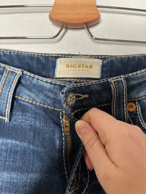 Big Star Maddie Embroidered back pocket Bootcut Jeans Womens Size 26R thumbnail 5