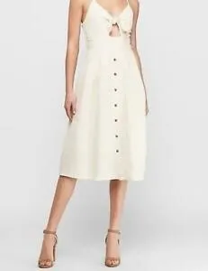Express Linen Midi Dress thumbnail 2