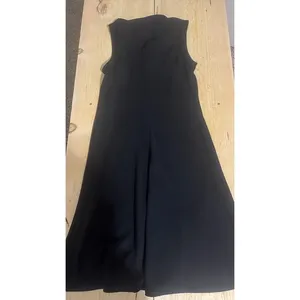 S.L. Fashions Vintage Black‎ Sleeveless A-Line Formal Dress Size 6 USA Made thumbnail 2