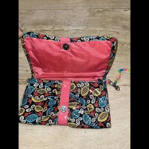 Vera Bradley Frill Teen Idol‎ Snails and Leaves With Clutch Purse thumbnail 4