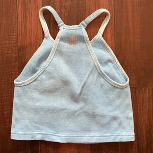 Free People FP Movement Tank Top Blue Ribbed Seamless Happiness Runs XS/S thumbnail 3