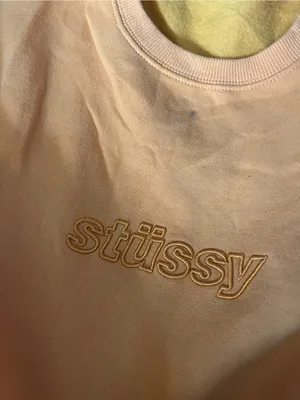 Stüssy small orange sweatshirt thumbnail 9