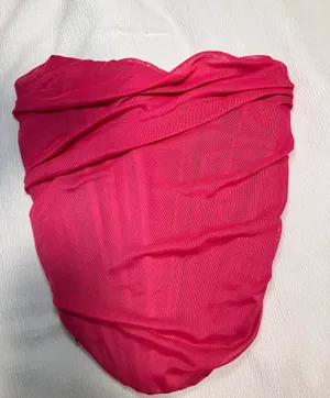 Pink mesh Corset Top thumbnail 1