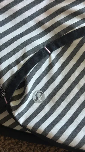 Black and White and Light Pink Striped Lululemon Speed Up Shorts 2.5' thumbnail 10