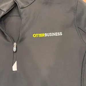 OtterBusiness Cutter & Buck Quarter Zip Pullover Top Women's Medium Black Soft thumbnail 2