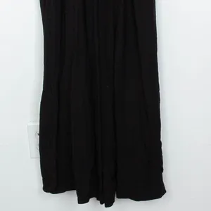 Anthropologie‎ Womens Black Bionda Plisse Jumpsuit Size S Smocked Waist Event thumbnail 6