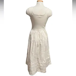J.Crew Drop-waist mixy dress in natural/Ivory color Size Medium NWT thumbnail 8