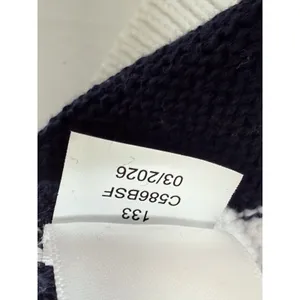 Cece‎ Sweater Women XL Striped Blue White Boxy Nautical Beach Casual Preppy New thumbnail 8
