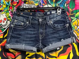 miss me cut off shorts thumbnail 1