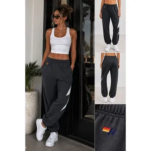 Aviator Nation Sweatpants Gray Joggers Relaxed Fit Lounge Size S thumbnail 2
