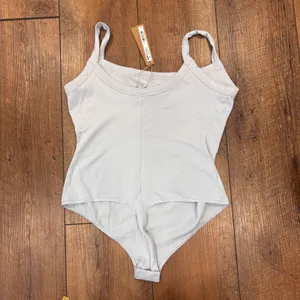 NWT Skims Cotton Jersey Scoop Neck Bodysuit in Zen Blue Size M $58 BD-THG-5515W thumbnail 6