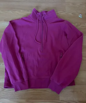 Magenta old navy half zip up  thumbnail 1