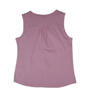 Como Vintage Sleeveless Tank‎ Top V Neck Shirt Womens M Pink New Tractor Supply thumbnail 2