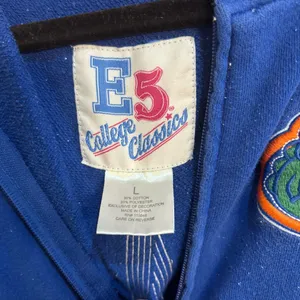 E5 College Classics womens Florida Gators full zip sequins jacket blue L Size L thumbnail 4