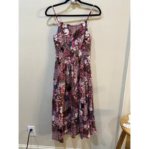 Kate Spade New York Garden Posy Midi Dress Size 6 Cat‎ Size 2 Kitten Print thumbnail 3