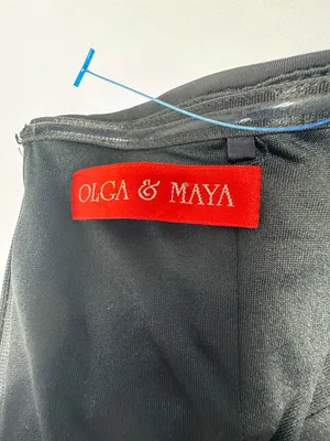 Olga & Maya Black Strapless‎ Ruched Mini Dress - Size S - NEW Without Tags. thumbnail 7